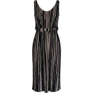 Soma Sleeveless Knit Wrapped Waist Short Dress Womens Size S Neutrals